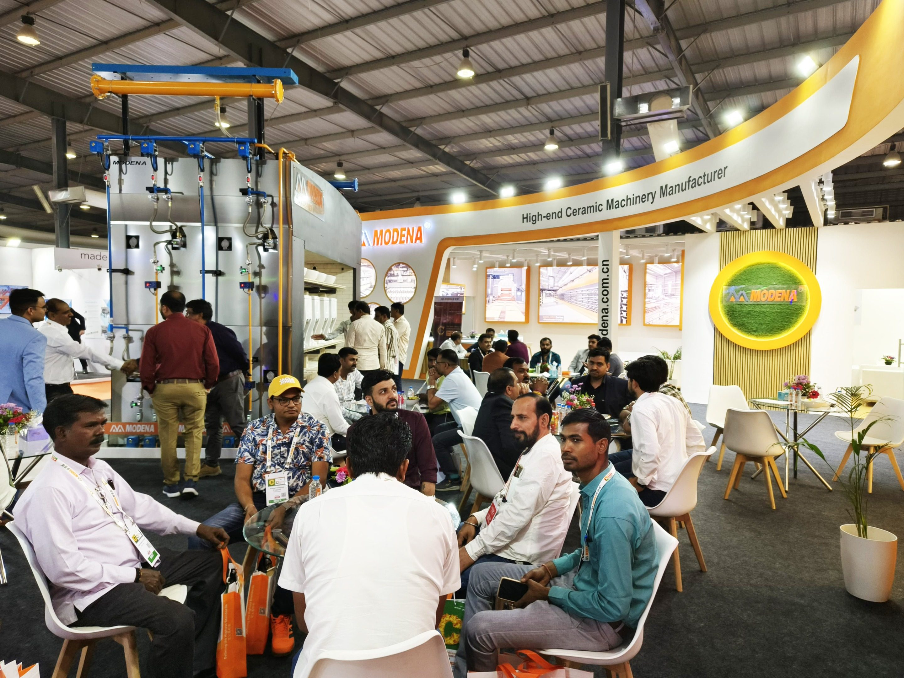 氧燃未来，热力无限 | 摩德娜携纯氧燃烧技术亮相第18届印度国际陶瓷工业展览会